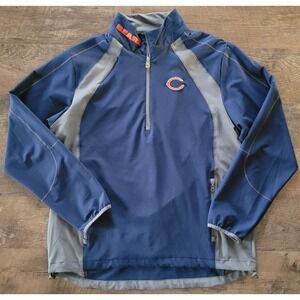 NFL Apparel Chicago Bears Quarter Zip Jacket Size XL